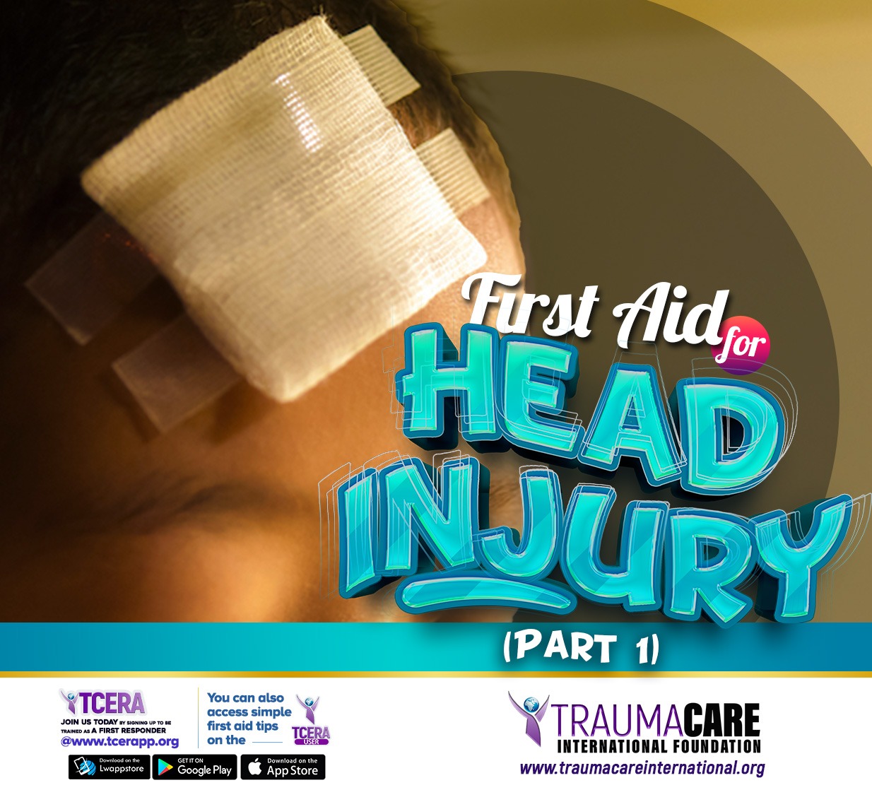FIRST AID FOR HEAD INJURY (CONSCIOUS CASUALTY) PART 1